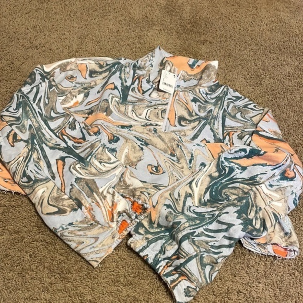 Free People Cropped Sweatshirt